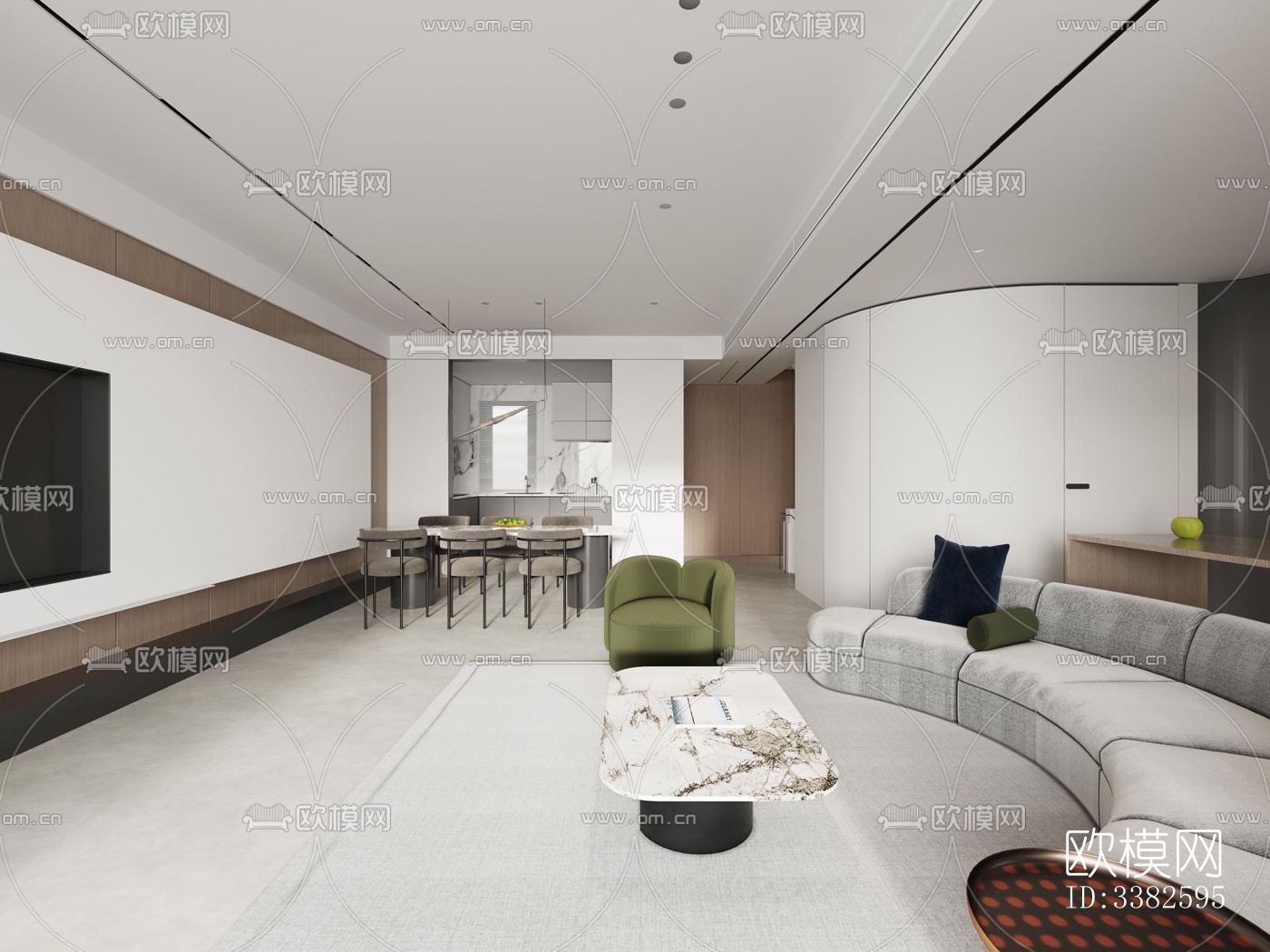 现代别墅效果图下载（渲染图11）