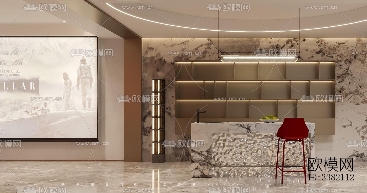 现代别墅效果图下载（渲染图7）