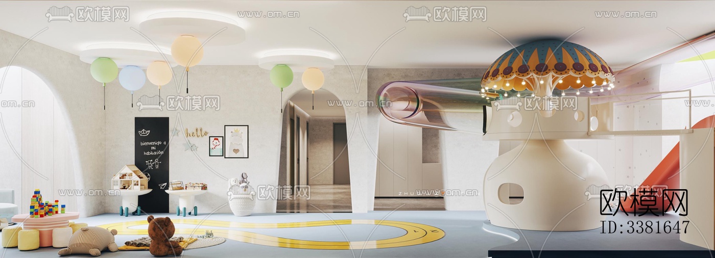 现代别墅效果图下载（渲染图10）