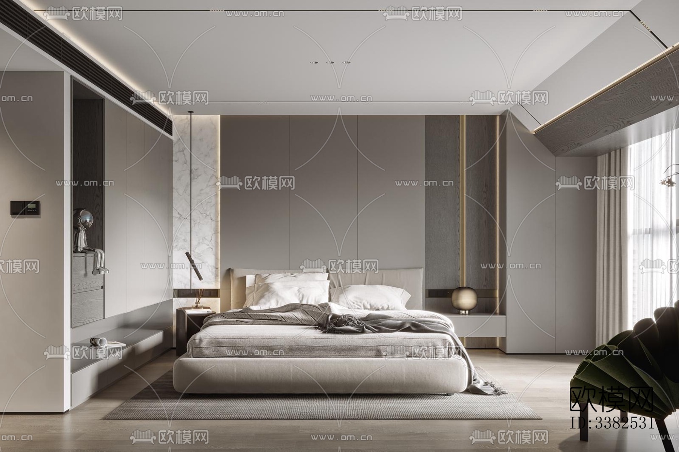 现代别墅效果图下载（渲染图4）