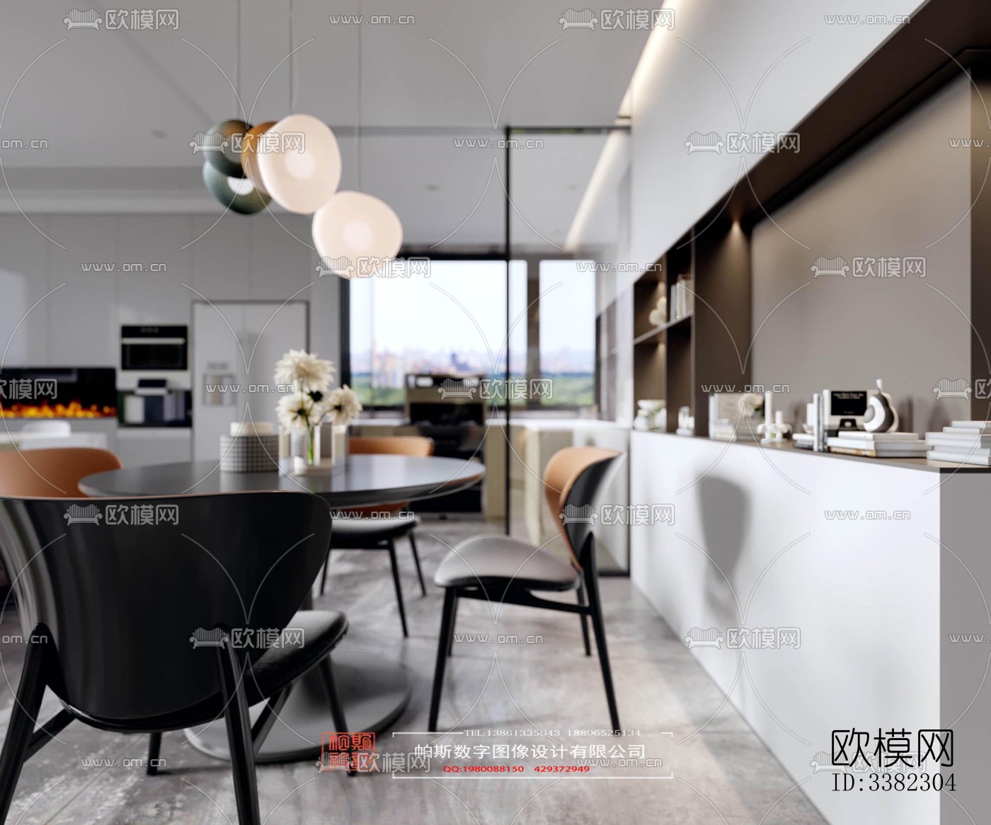 现代别墅效果图下载（渲染图13）