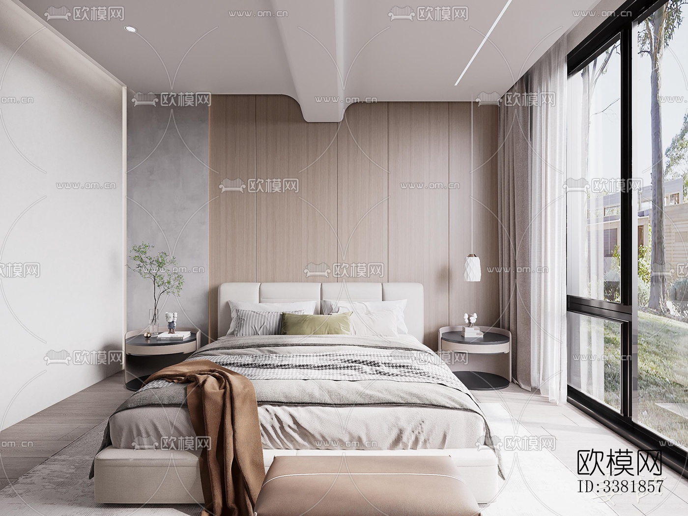 现代别墅效果图下载（渲染图1）