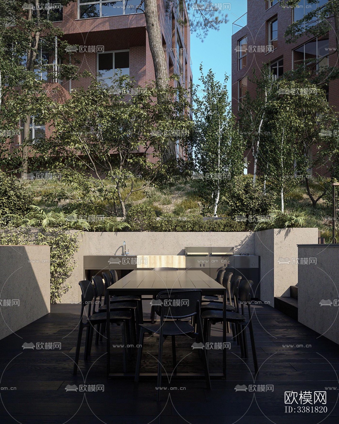 现代别墅效果图下载（渲染图18）