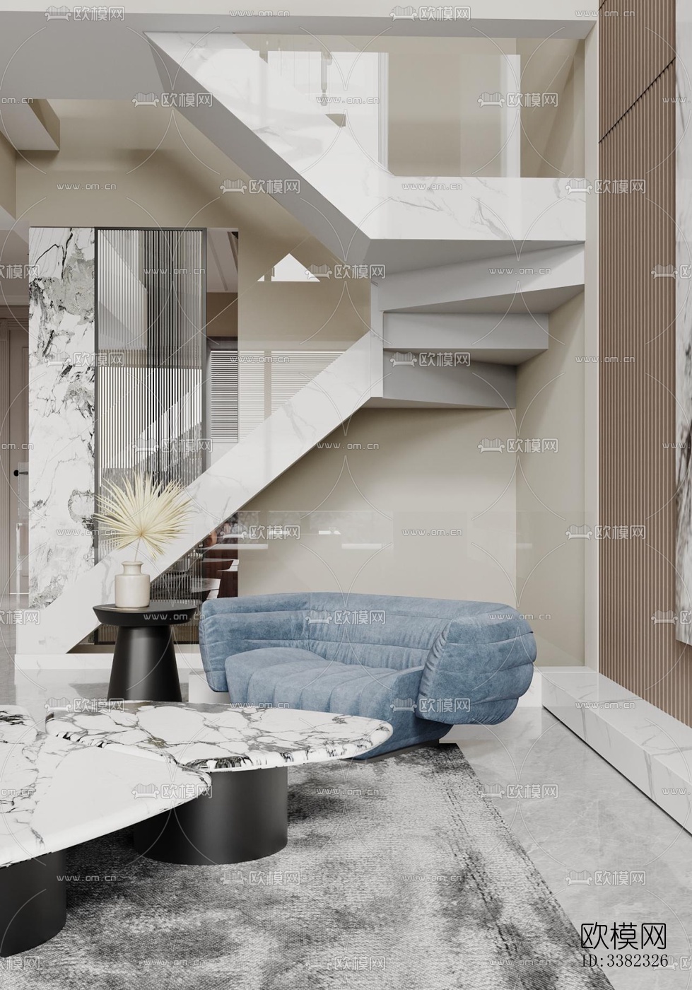 现代别墅效果图下载（渲染图7）