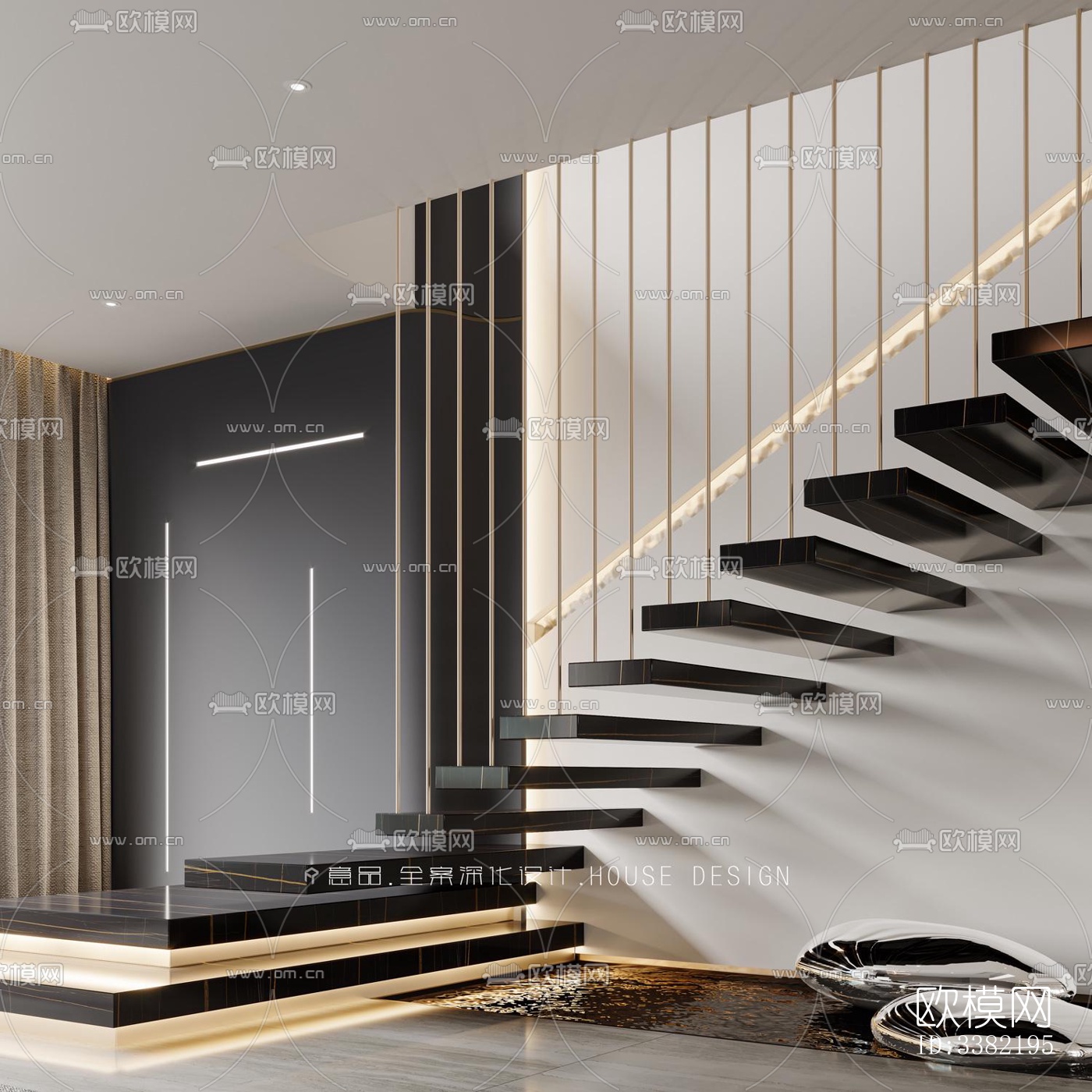 现代别墅效果图下载（渲染图7）