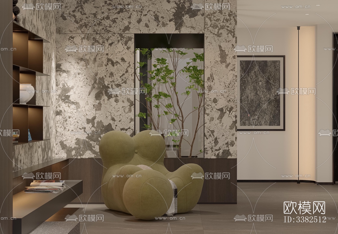 现代别墅效果图下载（渲染图14）