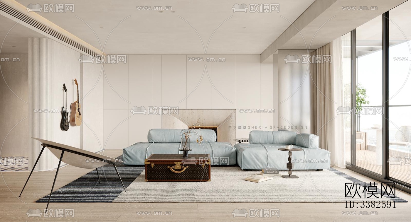 现代别墅效果图下载（渲染图5）