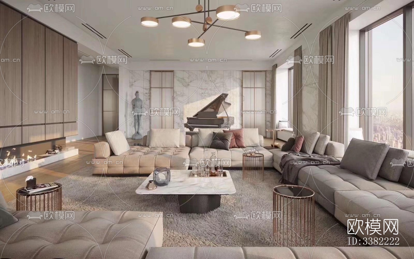 现代别墅效果图下载（渲染图2）