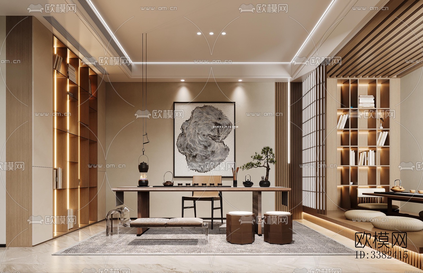 现代别墅效果图下载（渲染图5）