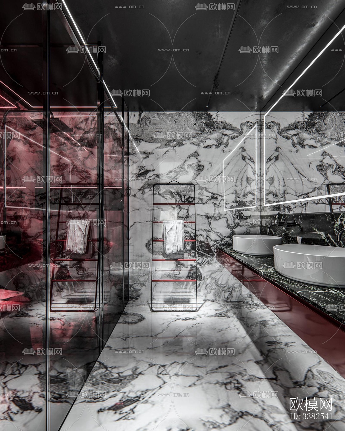 现代别墅效果图下载（渲染图9）