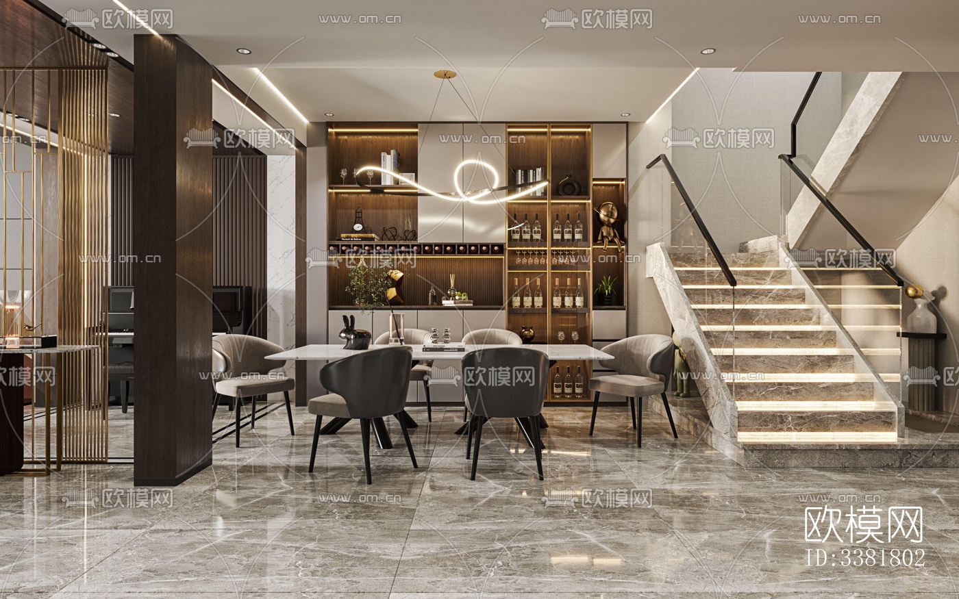 现代别墅效果图下载（渲染图5）