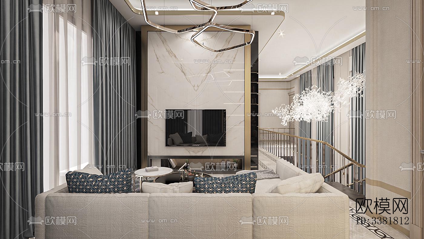 现代别墅效果图下载（渲染图3）