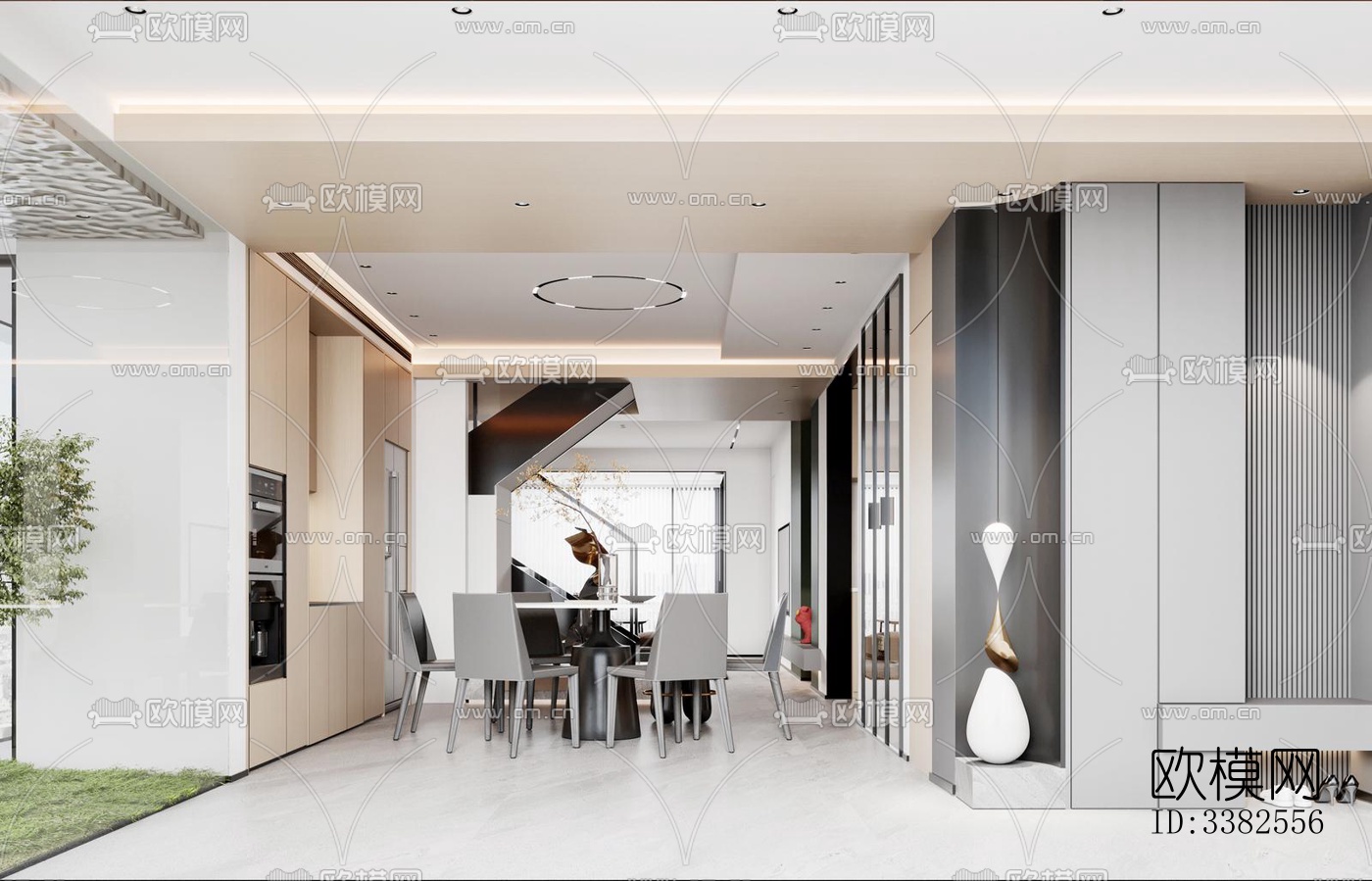 现代别墅效果图下载（渲染图10）