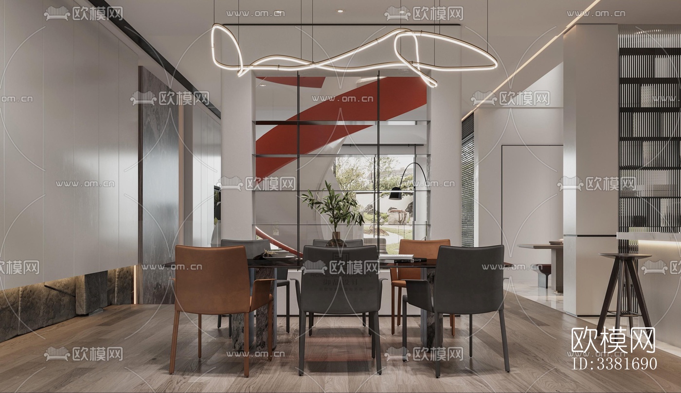 现代别墅效果图下载（渲染图6）