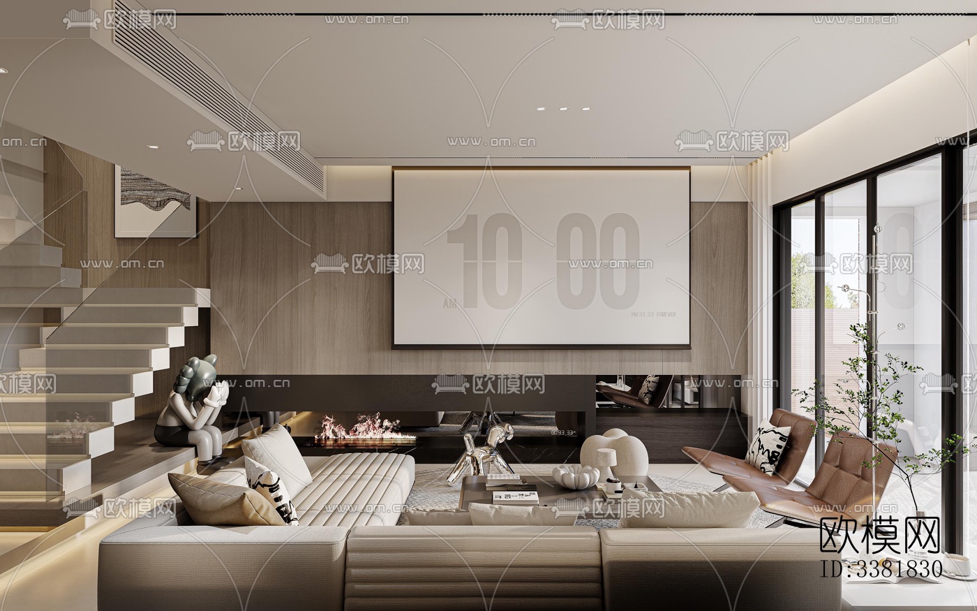 现代别墅效果图下载（渲染图6）