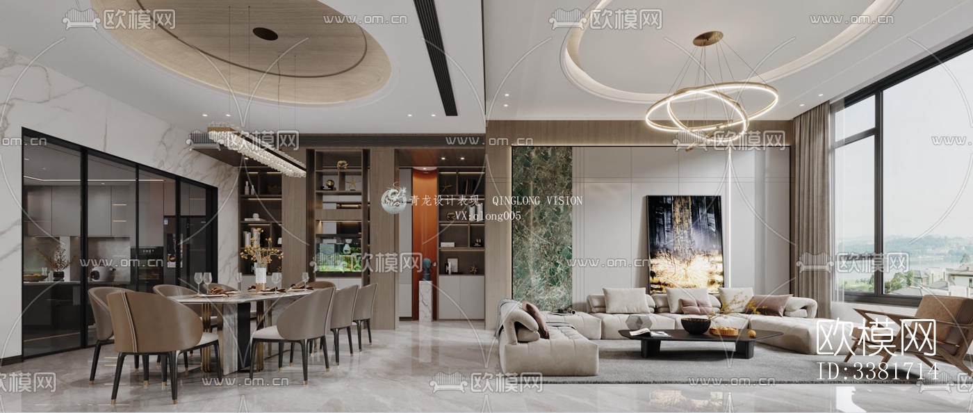 现代别墅效果图下载（渲染图5）