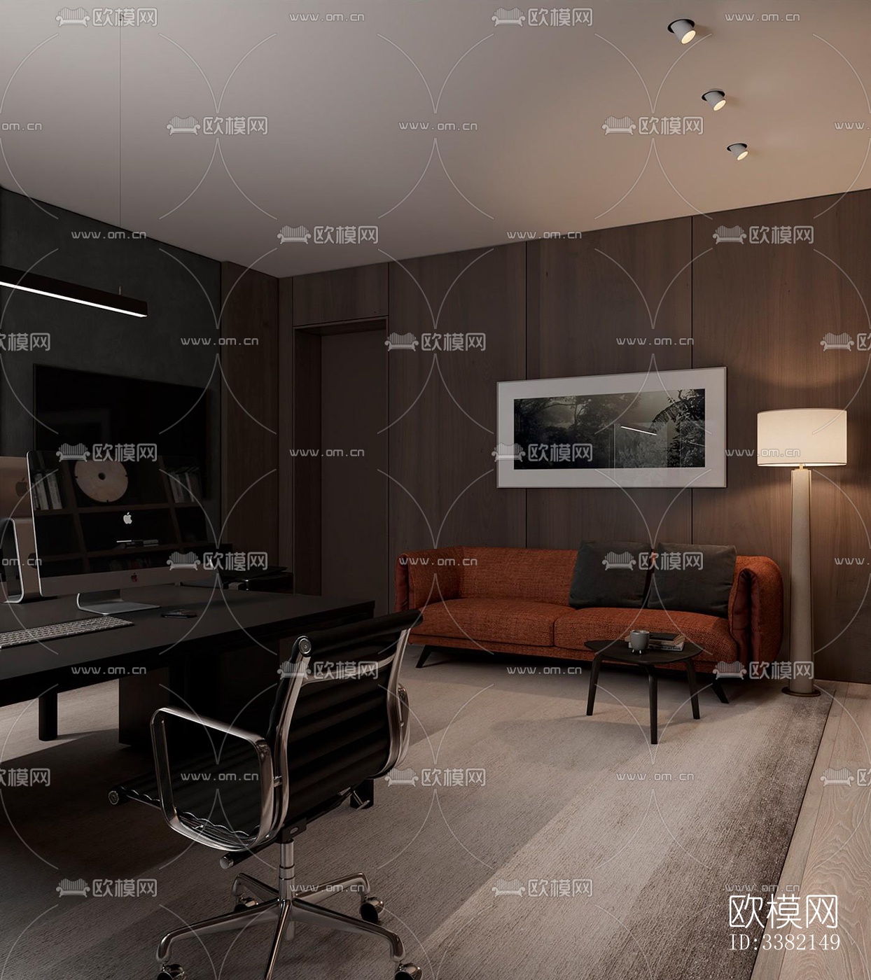 现代别墅效果图下载（渲染图4）