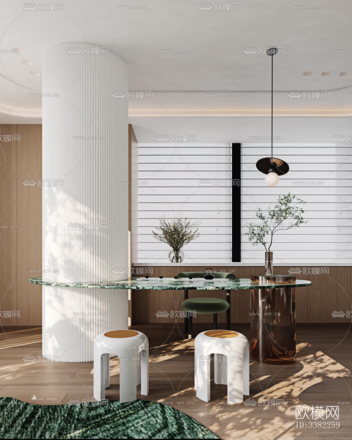 现代别墅效果图下载（渲染图4）