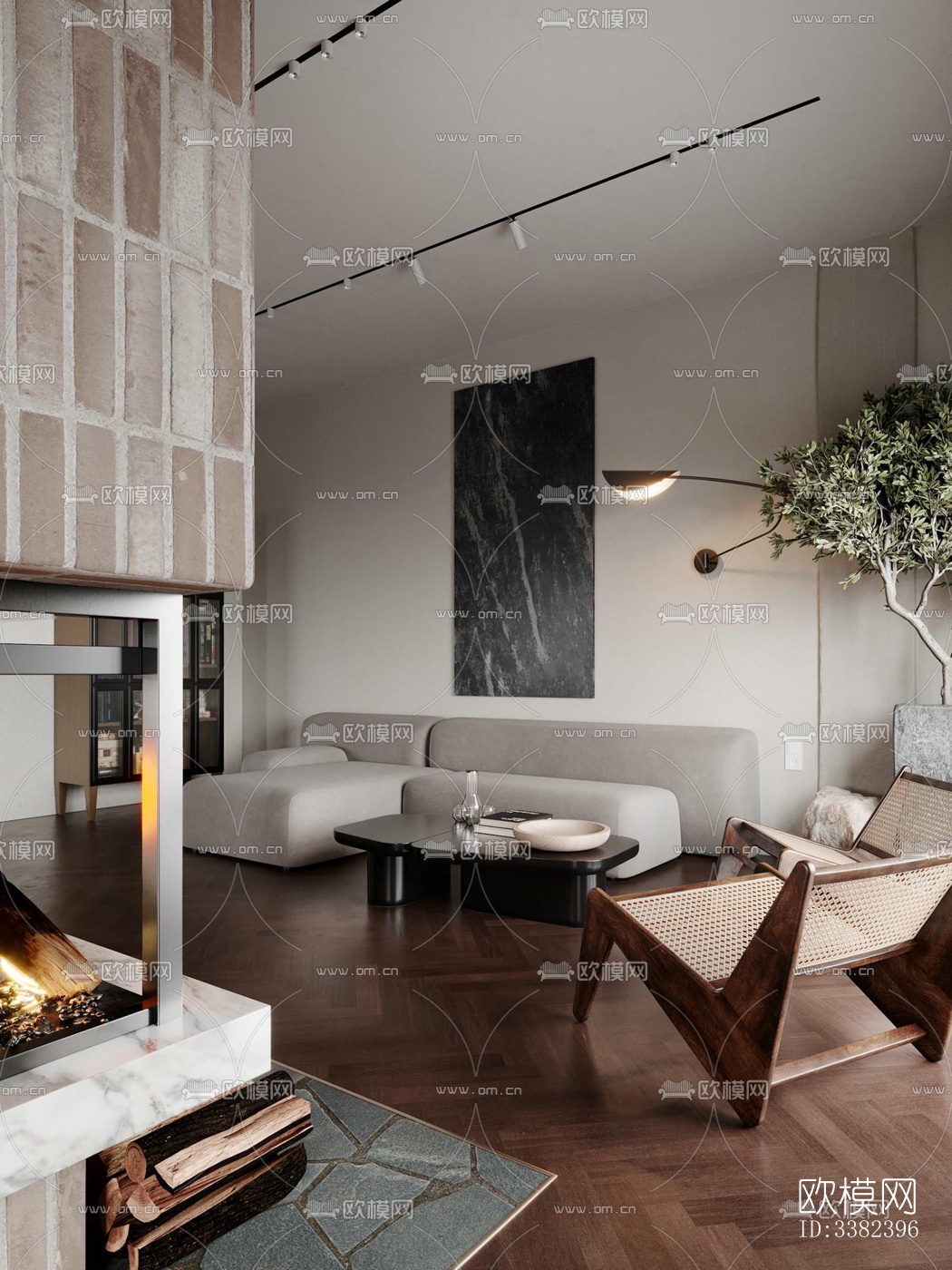 现代别墅效果图下载（渲染图14）