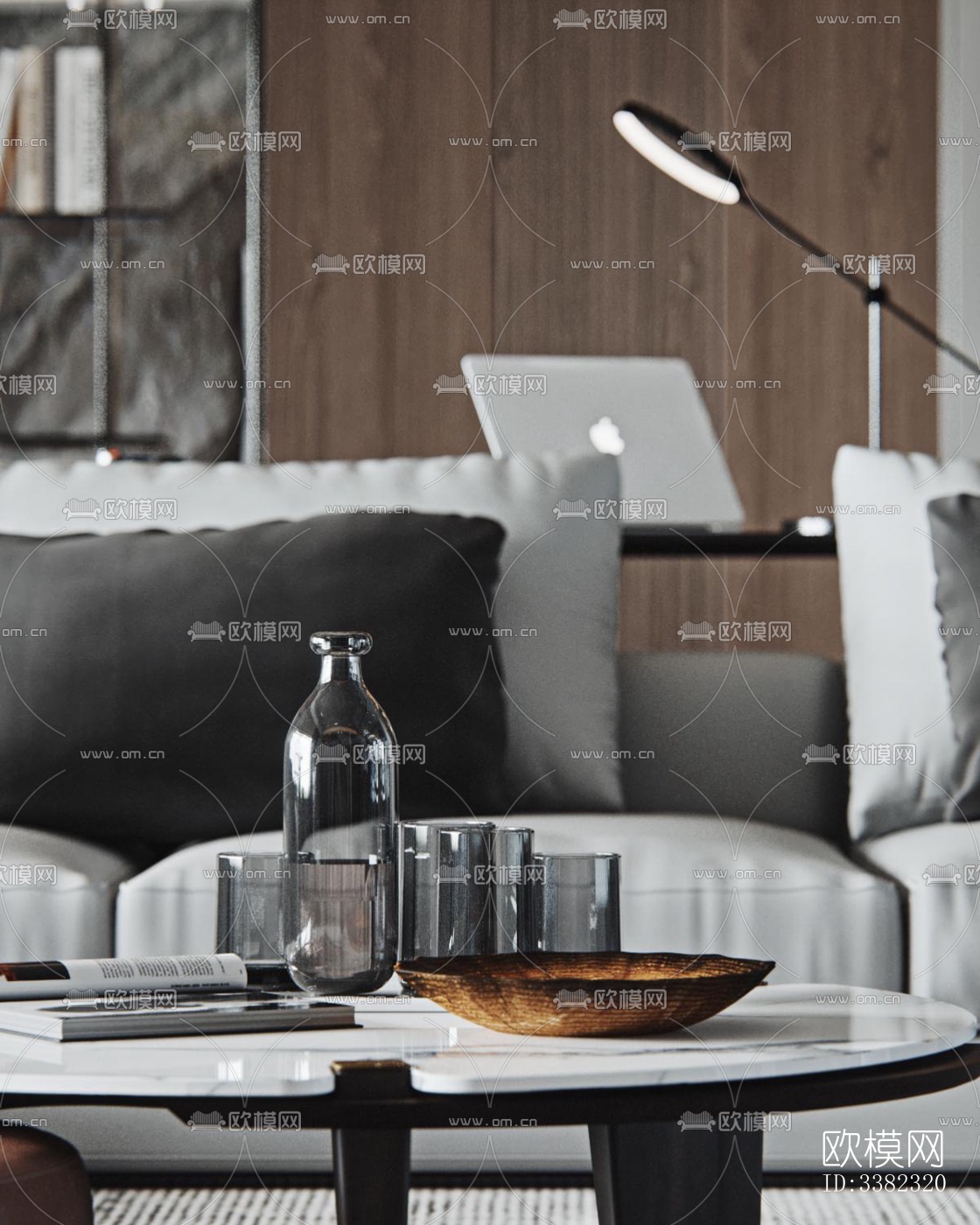 现代别墅效果图下载（渲染图4）