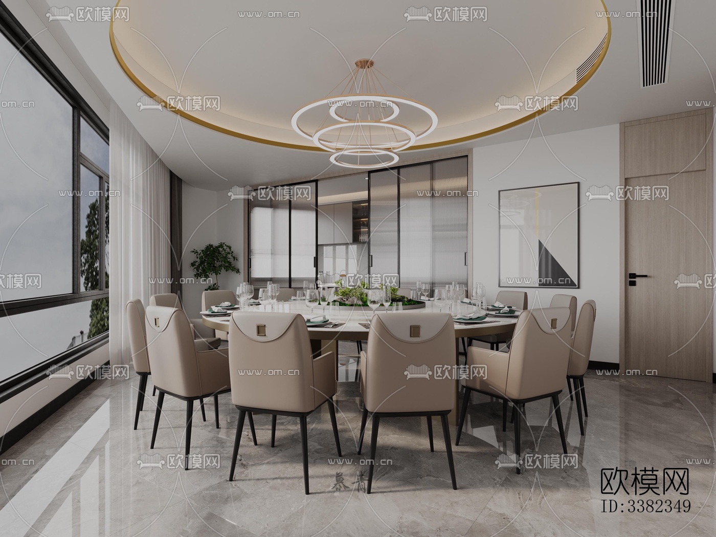 现代别墅效果图下载（渲染图6）