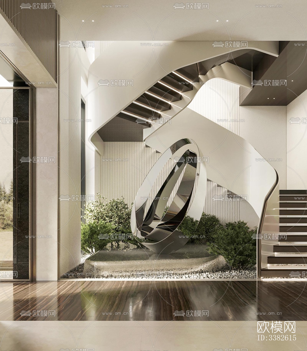 现代别墅效果图下载（渲染图16）