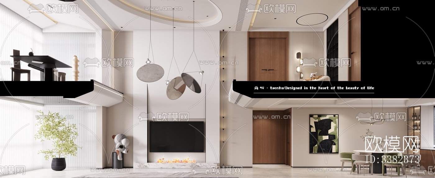 现代别墅效果图下载（渲染图6）