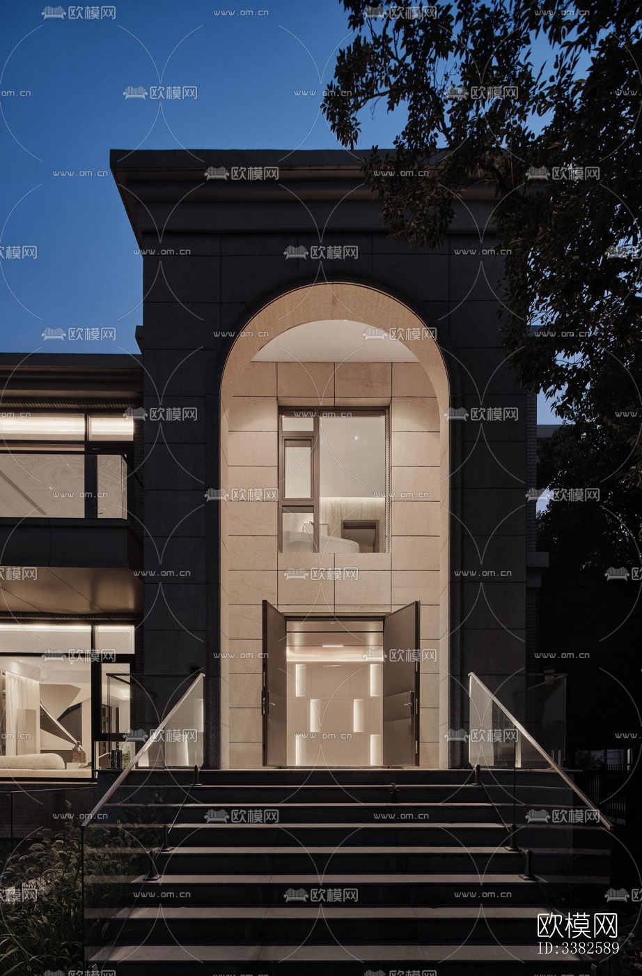 现代别墅效果图下载（渲染图2）