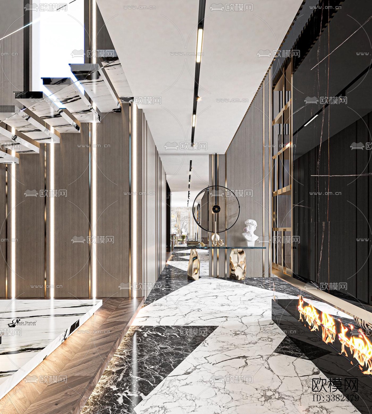 现代别墅效果图下载（渲染图8）