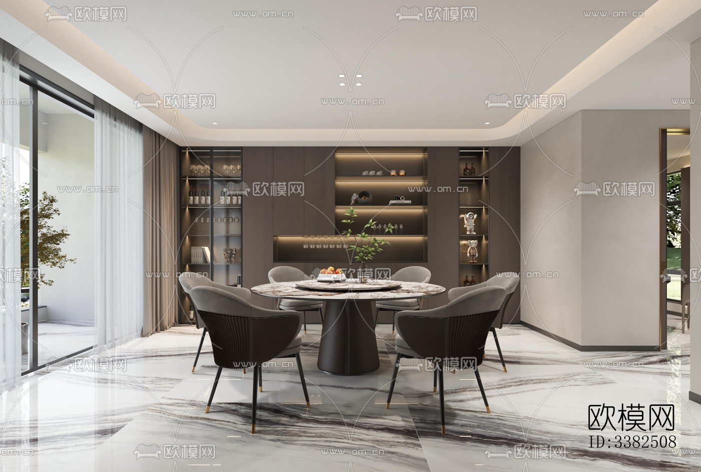 现代别墅效果图下载（渲染图17）