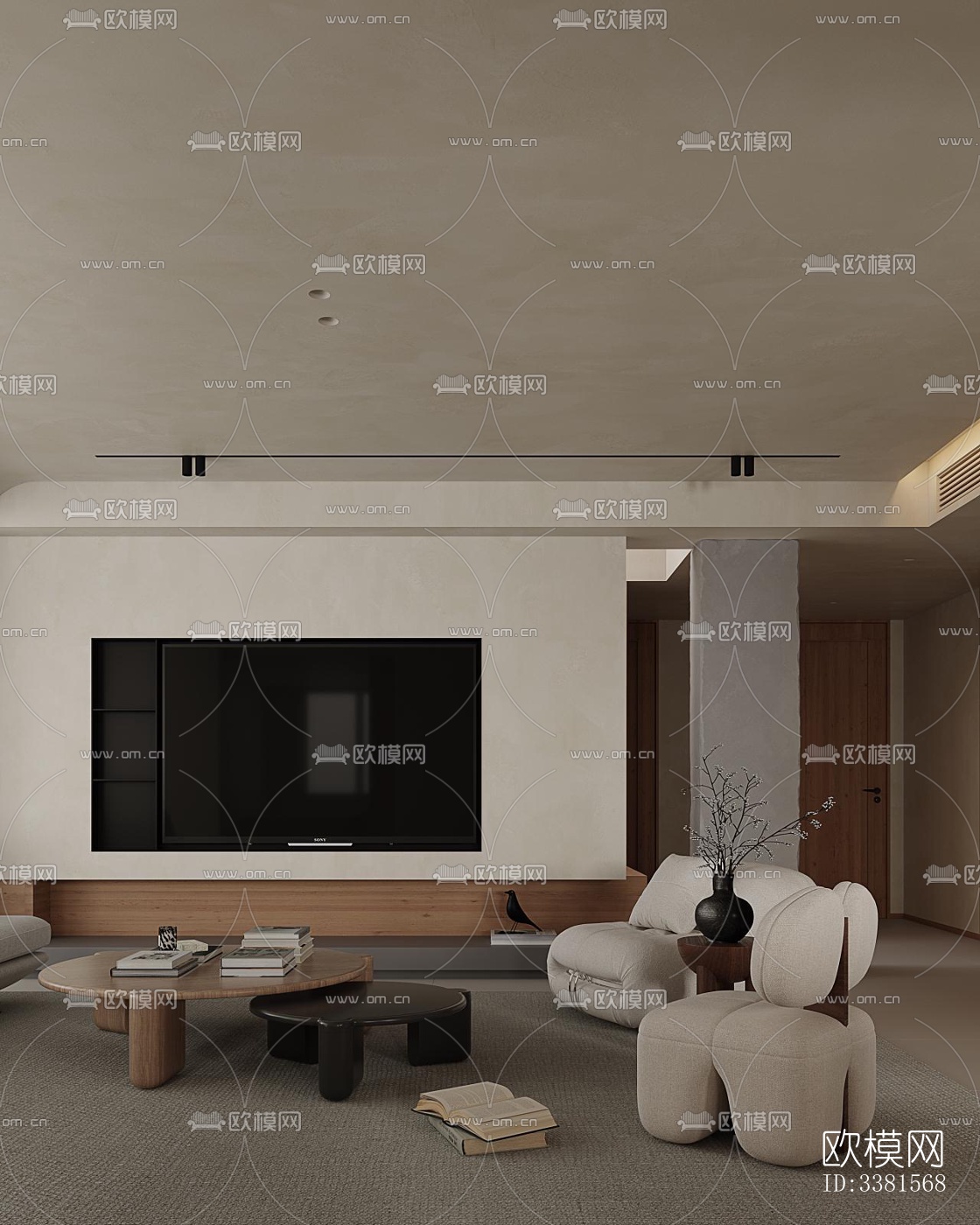 现代别墅效果图下载（渲染图12）