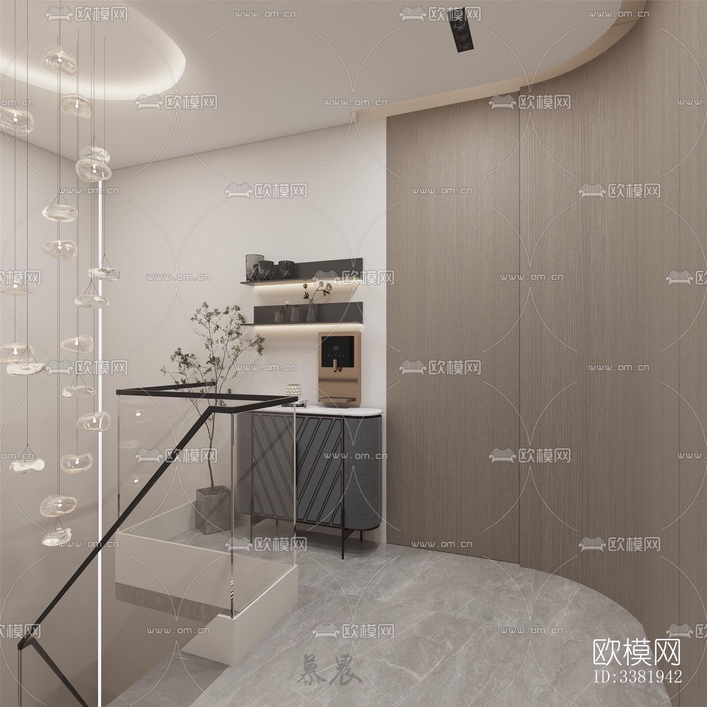 现代别墅效果图下载（渲染图5）