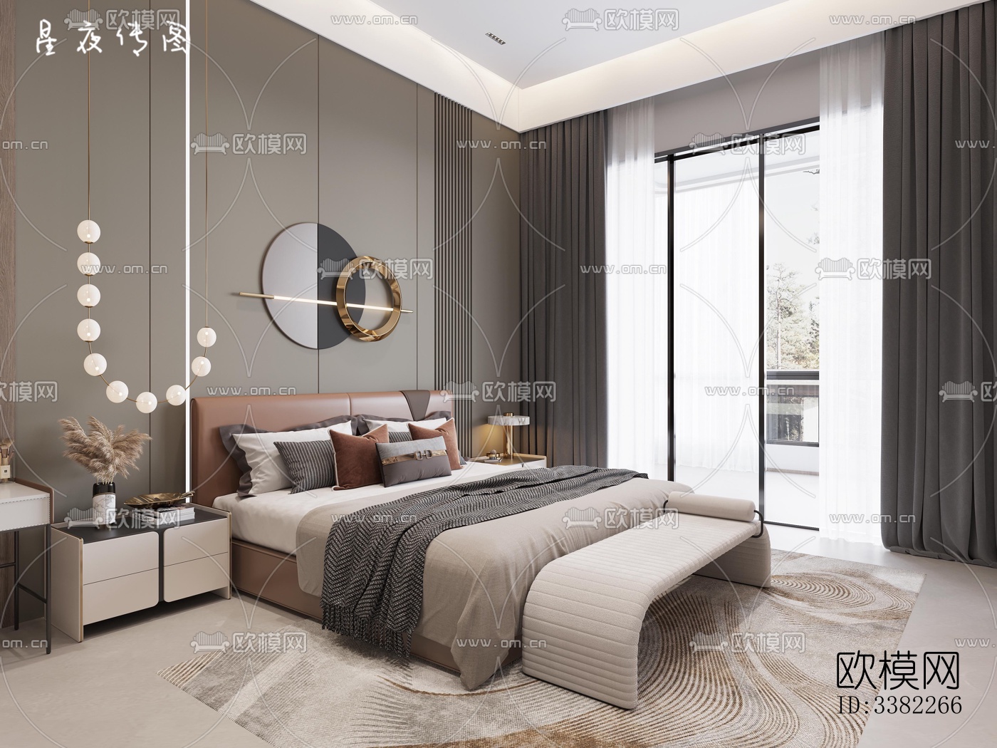 现代别墅效果图下载（渲染图5）