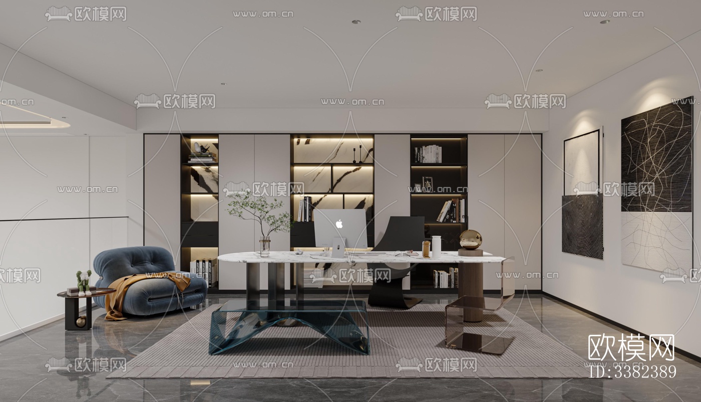 现代别墅效果图下载（渲染图14）