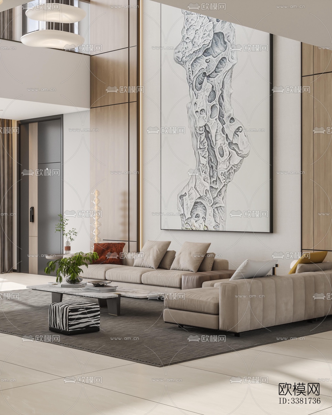 现代别墅效果图下载（渲染图8）