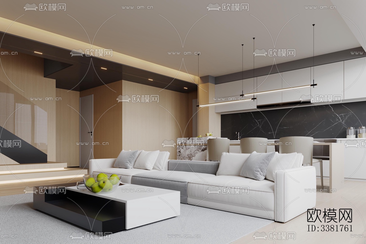 现代别墅效果图下载（渲染图12）