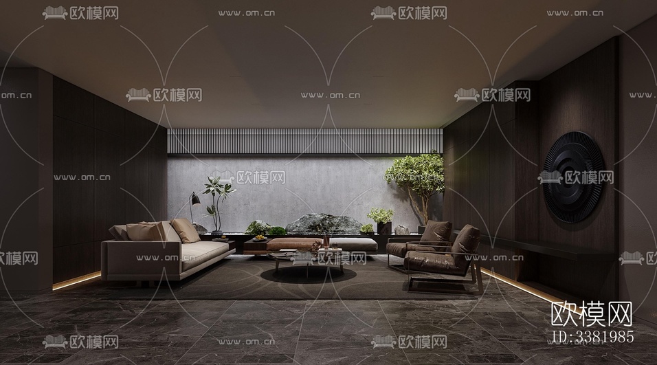 现代别墅效果图下载(渲染图5)