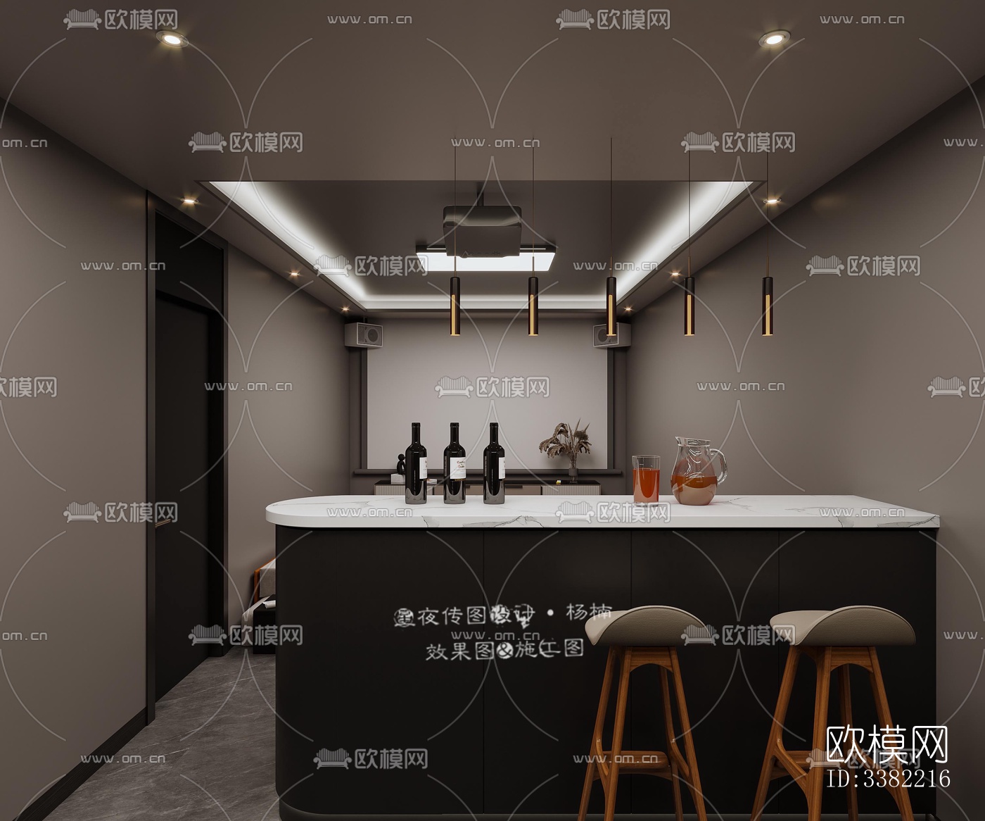 现代别墅效果图下载（渲染图10）