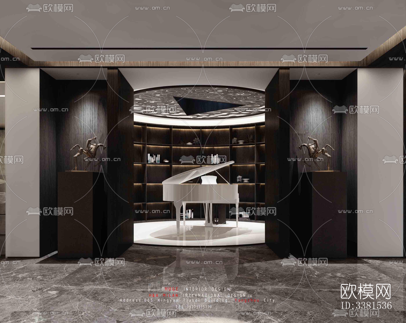 现代别墅效果图下载（渲染图14）