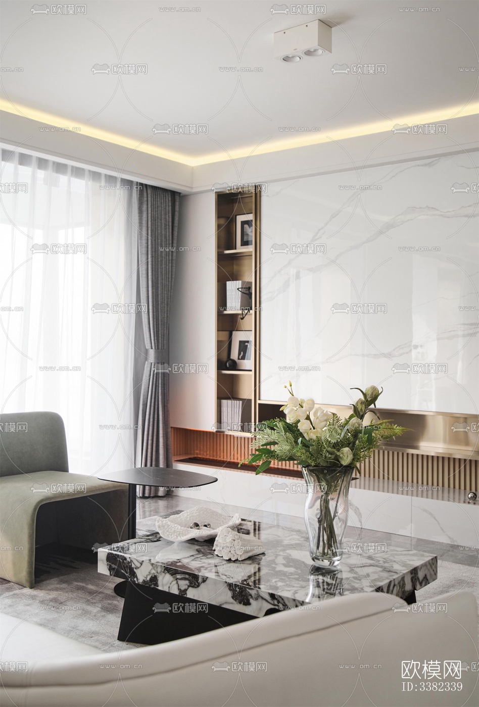 现代别墅效果图下载（渲染图7）