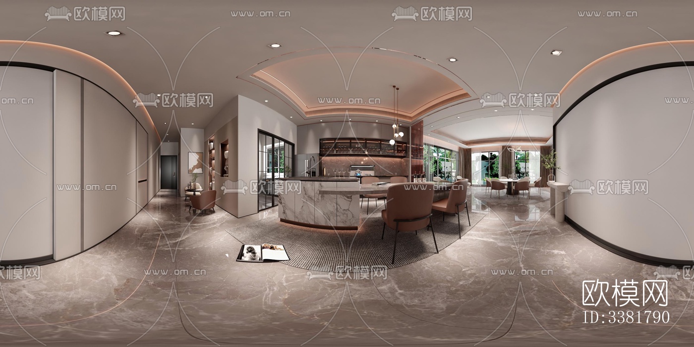 现代别墅效果图下载（渲染图3）