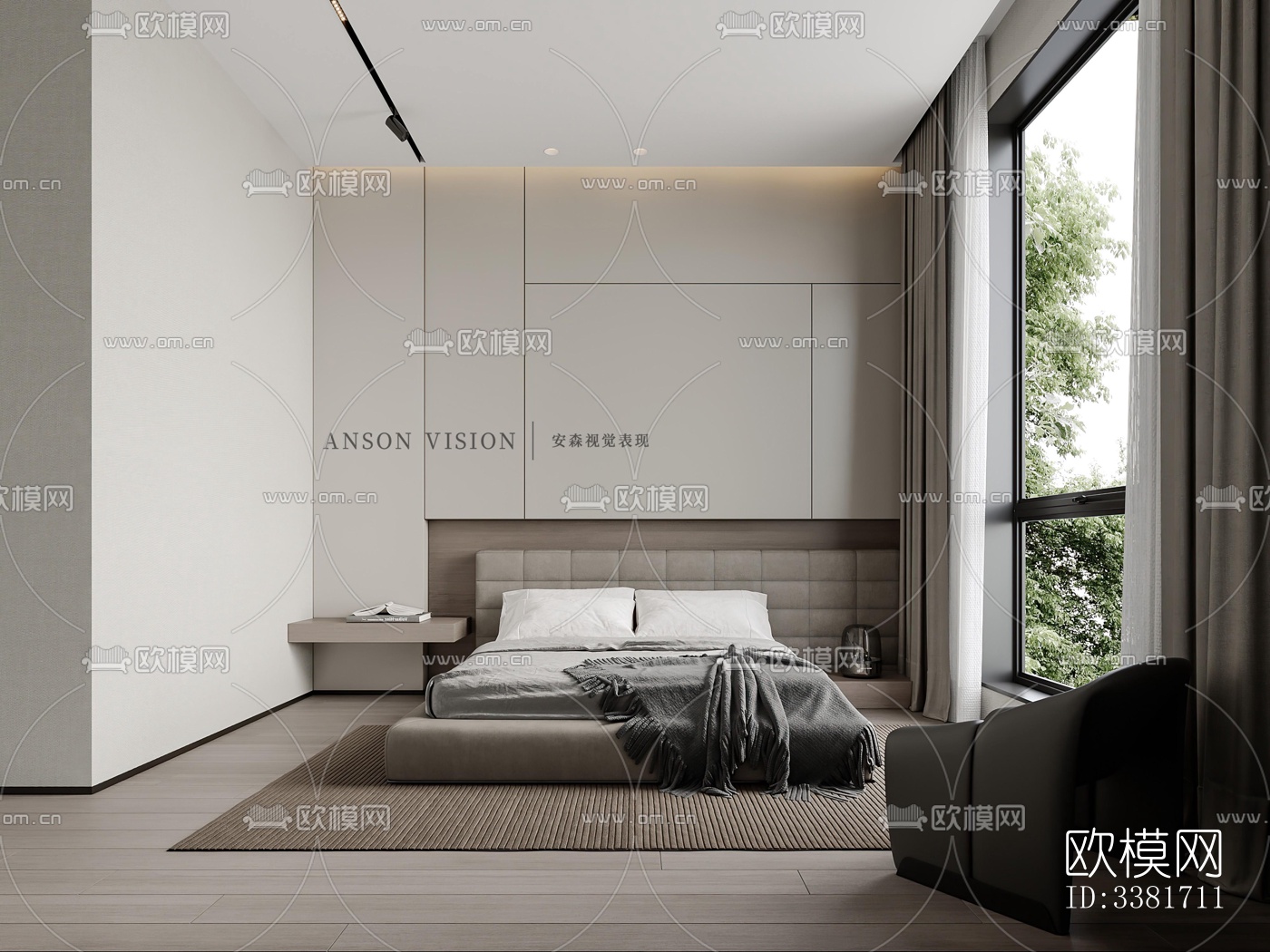 现代别墅效果图下载（渲染图4）