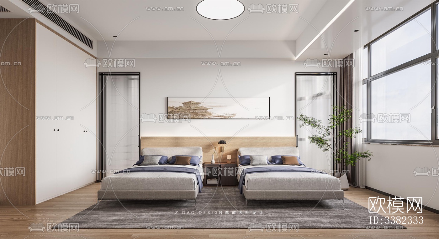 现代别墅效果图下载（渲染图12）