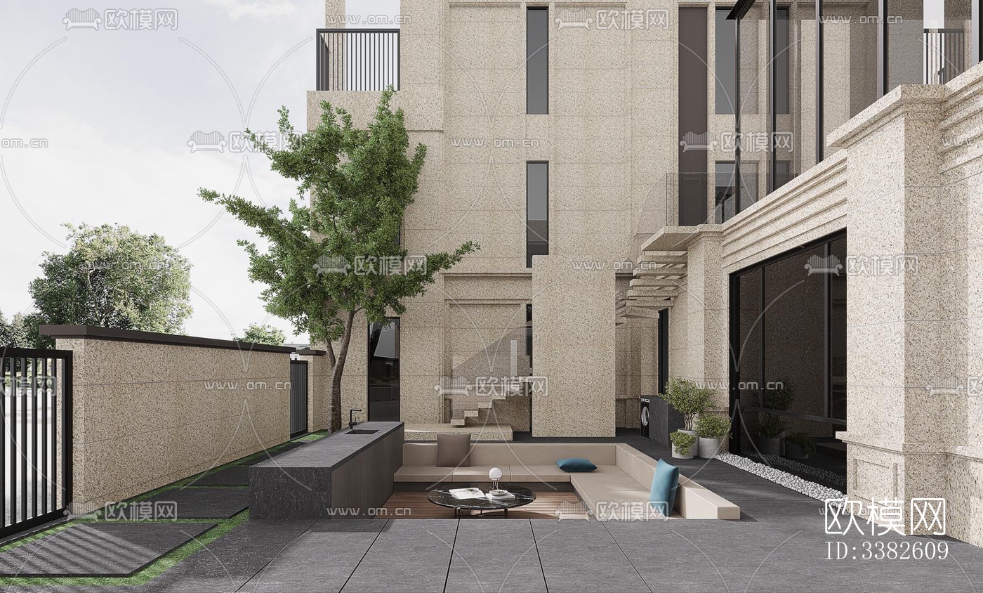 现代别墅效果图下载（渲染图17）