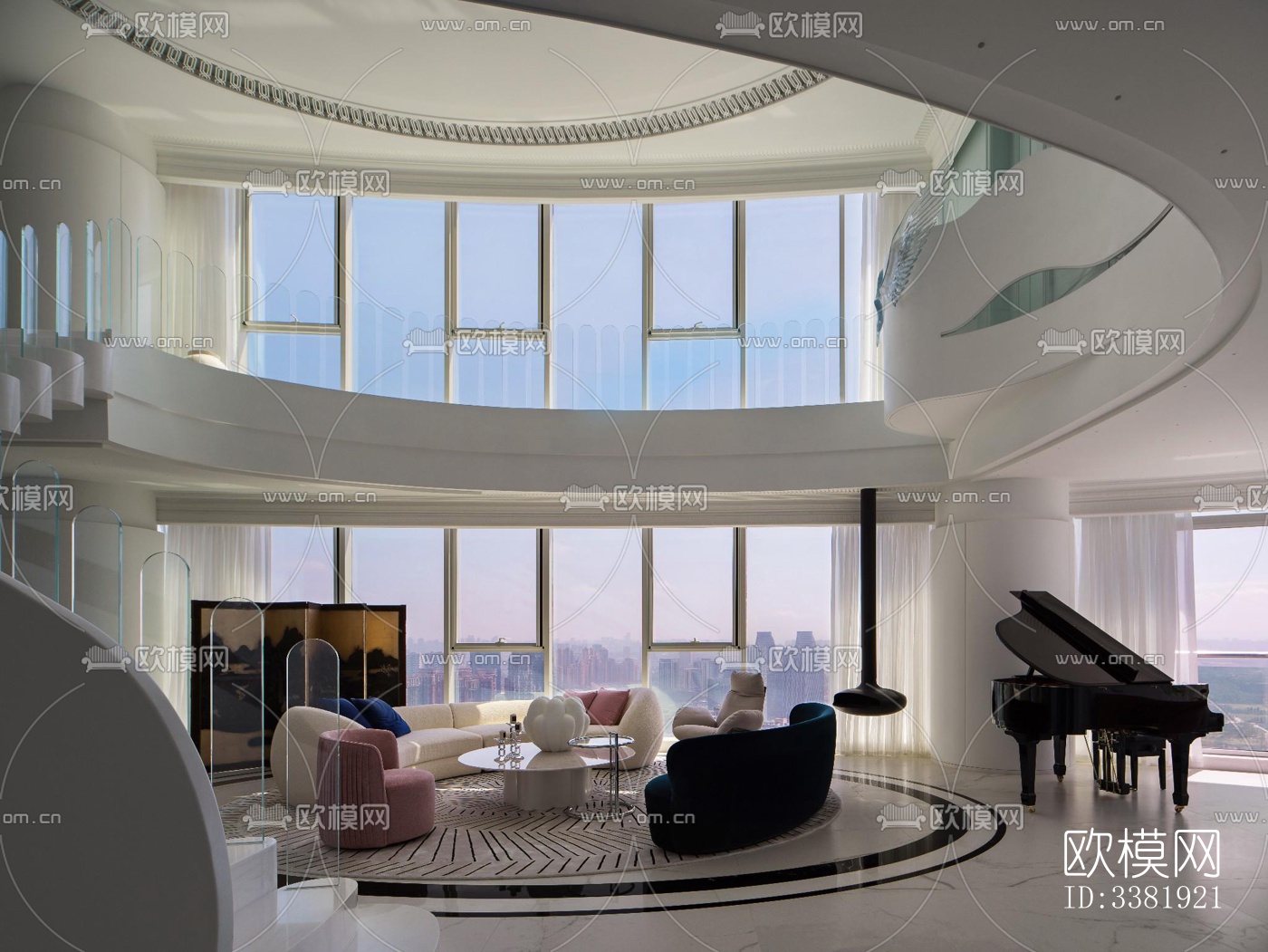 现代别墅效果图下载（渲染图6）