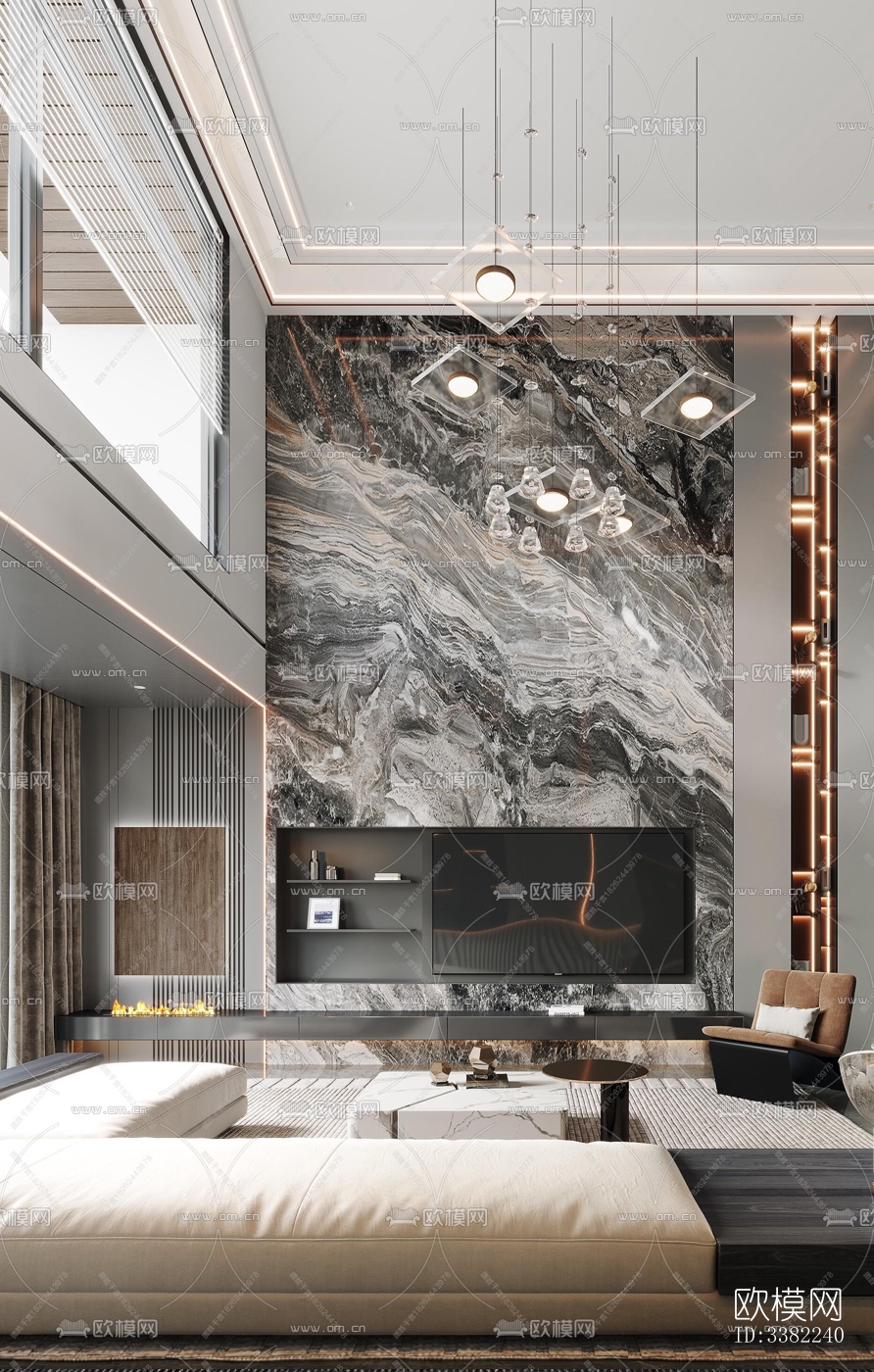 现代别墅效果图下载（渲染图2）