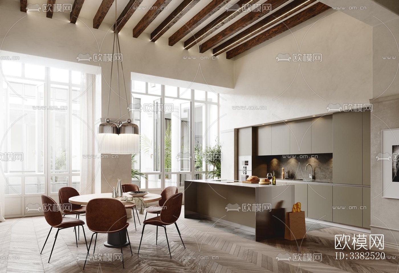 现代别墅效果图下载（渲染图6）