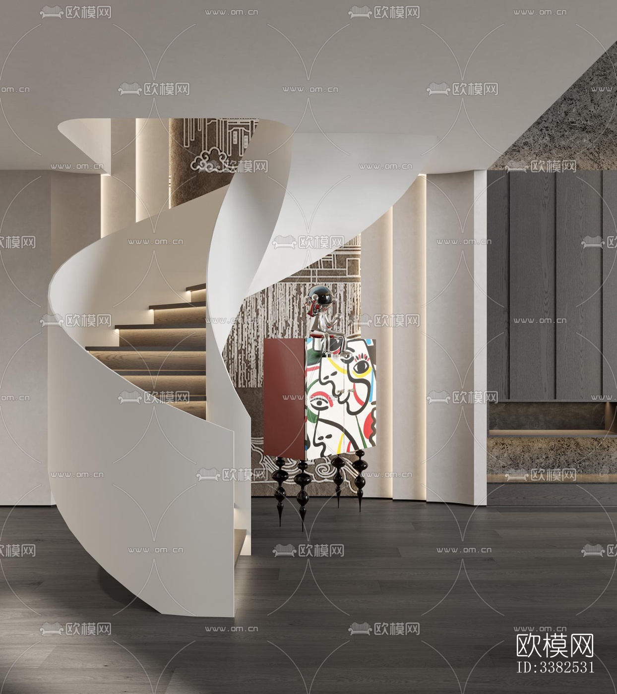 现代别墅效果图下载（渲染图9）