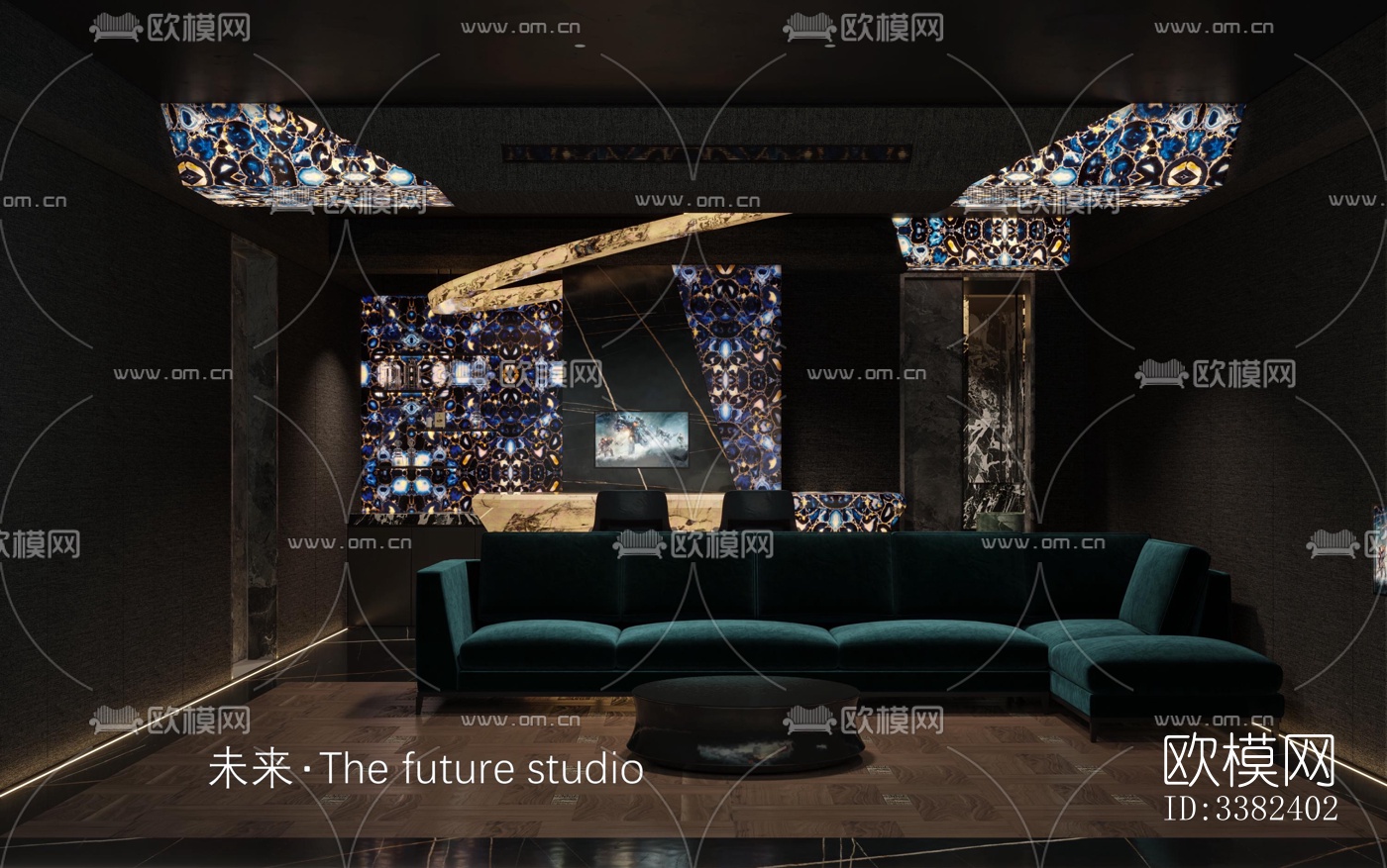 现代别墅效果图下载（渲染图4）