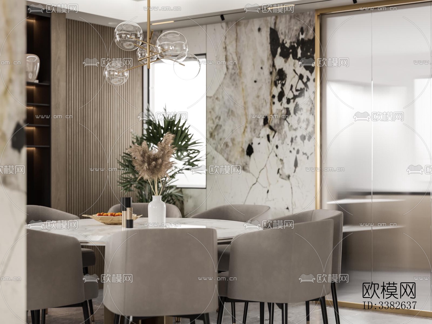 现代别墅效果图下载（渲染图8）